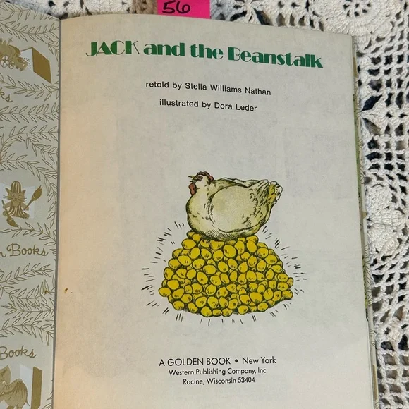 Little Golden Book Set - Mother Goose & Jack and the Beanstalk - Picture 3 of 5